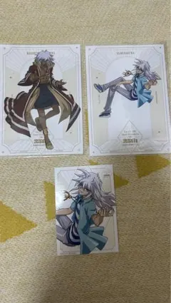 遊戯王 BLANC 盗賊王バクラ アクスタ、ブロマイド、コースター、アクキー 遊☆戯☆王デュエルモンスターズ×COLLABOCAFEHONPO BLANC 2026 強敵編