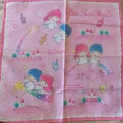 昭和レトロ　1991 サンリオ　ハンカチ