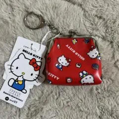 ローリーズファーム　ハローキティ　がま口チャーム　赤