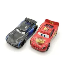 マテル　カーズ　ジャクソンストーム　ライトニングマックィーン2台セット