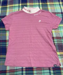 FILA レディース ゴルフシャツ ピンクのサムネイル