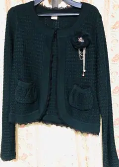 花柄 カーディガン