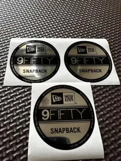9fifty 3枚セット‼️NEW ERA ステッカー‼️折れ防止梱包