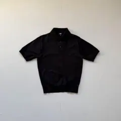 ガ*ー様 uniqlo 半袖ポロシャツ ブラック S