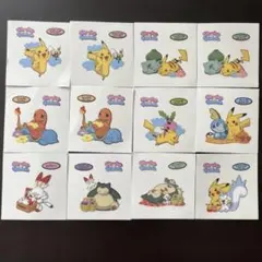 ポケモン パン シール デコキャラシール まとめ売り 12枚