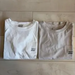 【新品（タグ付き）】PETIT MAINポケット付きTシャツ2枚セットのサムネイル