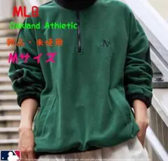 MLB Oakland Athletics A's ハーフジップフリース　Mのサムネイル