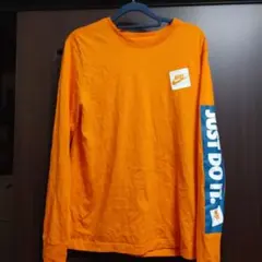 Nike オレンジ 長袖シャツ Lサイズ