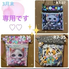 ⑩ ゆきそら様専用 シーズーちゃん小 キラキラ猫ちゃん サコッシュ3点