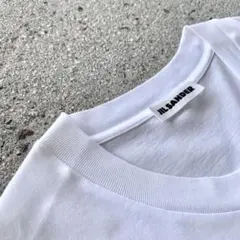 JIL SANDER ジルサンダー コットンクルーネックT 定番T 定価2.7万