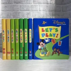 DWE レッツプレイ！ DVD8枚 字幕有り ディズニー英語システム