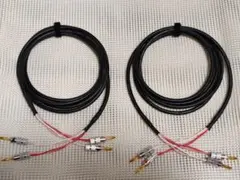 CANARE 4S6G 約2.5m ペア バナナプラグ付 高音質/取り回し◎のサムネイル