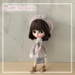ブライス用 アウトフィット ドレス ボンネット セット - メルカリ