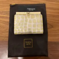 1metre carre プルアップ口金レディース エナメル 二つ折り財布のサムネイル