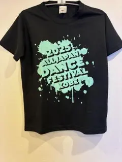 ダンス Tシャツ ブラック×グリーンのサムネイル