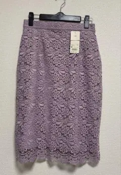 【新品未使用】UNIQLO レディース用 花柄 タイトレーススカート