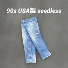 激レア✨幻モデル】90s USA製 リーバイス510 インサイドアウト 裏返し