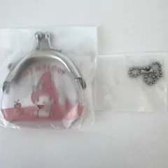 シープラ限定 サンリオキャラクターズ がまぐちキーホルダー マイメロディ ①