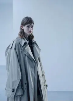 stein シュタイン 20SS オーバーサイズ トレンチコート ベージュのサムネイル