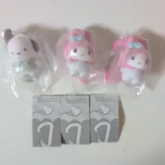 ★最終値下げ★サンリオキャラクターズカラフルカラビナマスコットチャーム３点セット