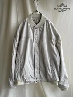 【 DERBY 】 美品 60s ダービージャケット アイボリー 46