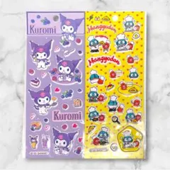 【海外公式ライセンス品】 クロミ ハンギョドン ぷっくりシール 2枚セット