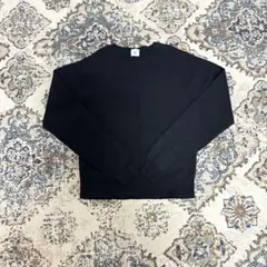 6（roku）長袖ニットセーター　ブラック