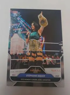 Topps NOW 2025 WWE ヴァケル チャンピオン