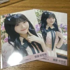 イコラブ 生写真 齋藤樹愛羅 ピンクニット ラブソングに襲われる MV衣装