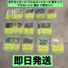 ポケモンカード バトルパートナーズ 草タイプ　マスカーニャ 17枚セットのサムネイル