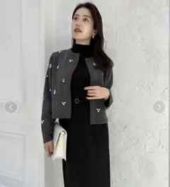 2026年最新】anuans ビジューニットジャケットの人気アイテム - メルカリ