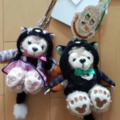 お値引き！ダッフィーシェリーメイぬいぐるみストラップセット