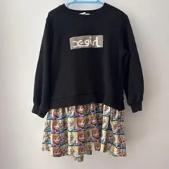 X-girl アナ雪　ワンピース　110 女の子