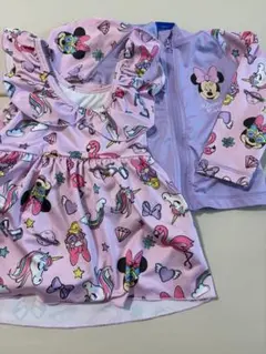 Disney ミニーマウス 水着 ラッシュガード セット90㎝