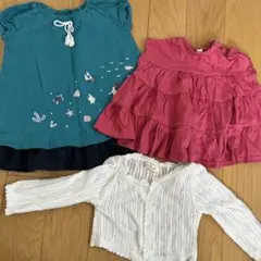 ベビー服セット（青・ピンク・白）