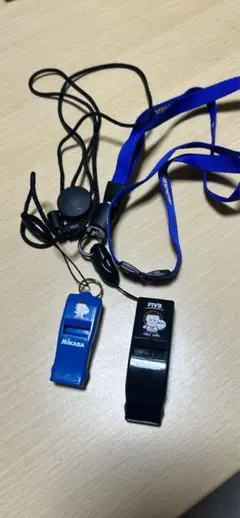 バレーボール　MIKASA ホイッスル 2個セット ストラップ付き