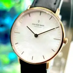 稼働品　nordgreen ノードグリーン　レディース　腕時計　クォーツ　シェルのサムネイル