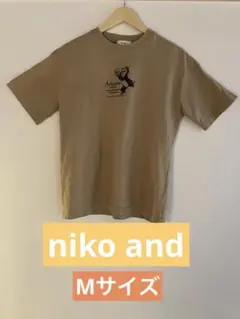 niko and Tシャツ ベージュ 半袖　Mサイズ