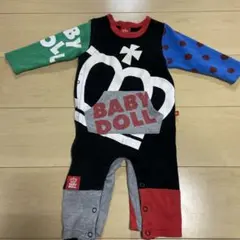 BABY DOLL カラフルロンパース 80