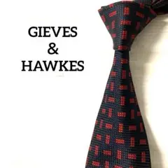GIEVES ＆ HAWKES ギーブスアンドホークス　ネクタイ　パターンドットのサムネイル