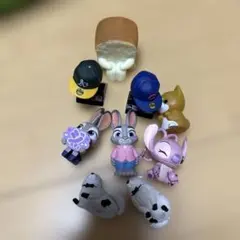ズートピア・スティッチ カプセルトイ フギュア他