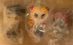 鬼滅の刃 ケーブルアクセサリー　ハグコット3 煉獄杏寿郎＆猗窩座＆悲鳴嶼行冥