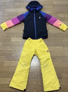 バートンBurtonキッズ スノーボードウェア 上下セット XS 110-120