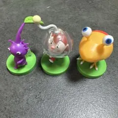チョコエッグ　ピクミン　3組セット　紫ピクミン　新人レスキュー隊員　チャッピー