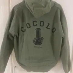 Cocolo パーカー　カーキ　Ｌサイズ