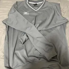 ミズノ テニスウェア スウェットシャツ　Vネック　男女兼用　Mサイズ