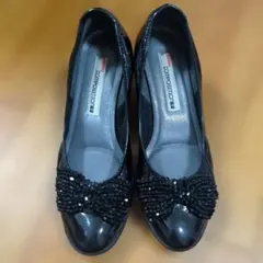 お値下げ♪コンポジション9☆エナメルリボンシューズ