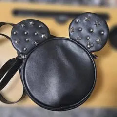 ディズニーリゾート　ミッキーマウス　スタッズ　ショルダーバッグ