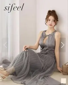 シアーシフォンロングワンピース ジュエルズ