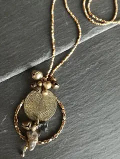 アフリカンビンテージロングネックレス